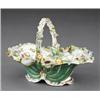 Image 1 : A Coalport oblong basket,...