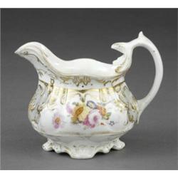 A Coalport circular cream jug,...