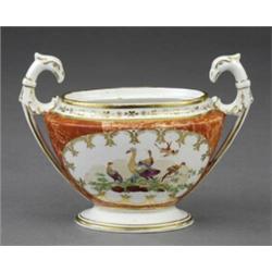 A Coalport oval sucrier,...