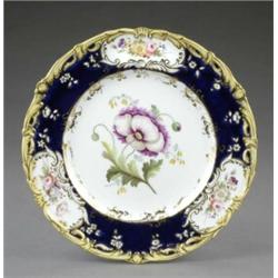 A Coalport dessert plate,...