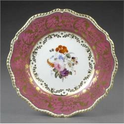 A Coalport plate,...