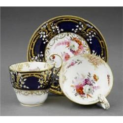 A Coalport trio,...