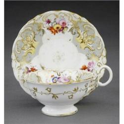 A Coalport tea cup and saucer,...