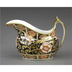 A Spode oval cream jug,...