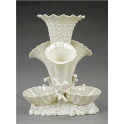 A Belleek Marine vase,...