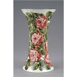 A Wemyss large waisted cylindrical vase,...