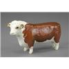 Image 1 : A Beswick model of a Hereford bull,...
