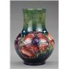 Image 1 : A Moorcroft Anemone pattern baluster vase,...