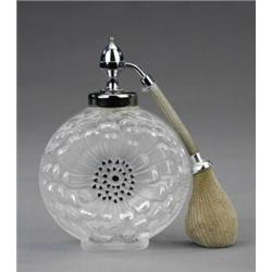 A Lalique flat scent atomiser,...