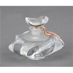 A Lalique scent bottle and stopper,...