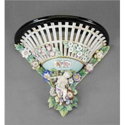 A Dresden wall bracket,...