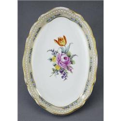A Berlin oval dish,...