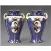Image 1 : A pair of Noritake inverted baluster vases,...