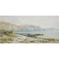 Alexander Williams (1846 - 1930), A Pair - The Menaan Cliffs From Keel;...