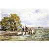 Image 1 : Claude Hayes (1852 - 1922), A Break In The Harvest,...