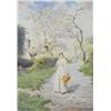 Image 1 : Joseph Kirkpatrick (1872 - c.1930), In A Gloucestershire Lane,...