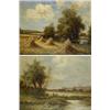 Image 1 : Peter Leslie (1877 - ), A Pair - Harvest Time; Changing Pasture,...