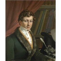 School of Jules Boilly (1796 - 1874), Portrait Of A Young Aristocrat,...