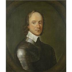 English School (17th Century), Portrait Of Oliver Cromwell,...