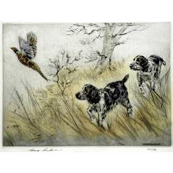 Henry Wilkinson, a set of four, Gun Dogs Flushing Game Birds,...