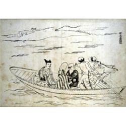 Attributed to Okumura Masanobu (1686 - 1764) - an oban sumi-e print...