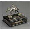 Image 1 : Racing - a Victorian ebonised and coromandel rectangular inkstand,...