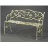 Image 1 : A Victorian cast iron garden bench,...