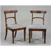 Image 1 : A set of twelve William IV mahogany dining chairs,...