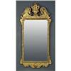 Image 1 : A George I style gilt upright wall mirror,...