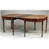 Image 1 : A George III mahogany dining table,...