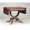 Image 1 : A George IV mahogany sofa table,...