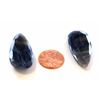 Image 2 : 82 ct & up Natural Blue Sapphire Slice ctw 2Pcs
