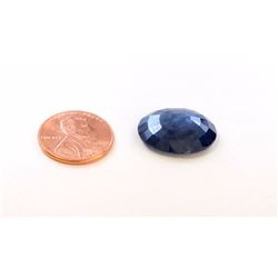 19 ct & up Natural Blue Sapphire Oval Shaped ctw