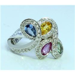 SAPPHIRE MIX COLOR 2.04CT