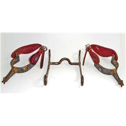 LOT OF VINTAGE COWBOY / HORSE ITEMS - SPURS & HORSE BIT