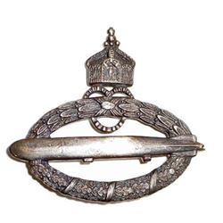 IMPERIAL GERMAN ARMY ZEPPELIN AIR SHIP PILOT BADGE