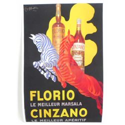 FLORIO CINZANO CAPPIELLO ART POSTER PRINT