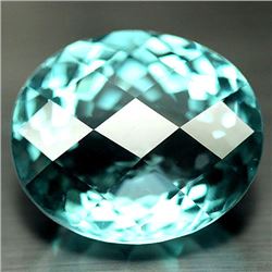26.38 CT AQUAMARINE BLUE AFRICAN QUARTZ