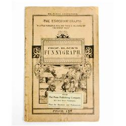 1886 BLACK AMERICANA PROF. BLACKS PHUNNYGRAPH PLAY BOOK