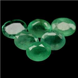 LOT OF 9.46 CTS OF GREEN ZAMBIAN EMERALDS