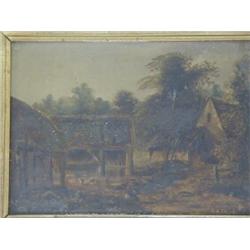 JACOBI, A.A, late 19th Century, 'Farm Buildings at Waterfield' and 'Old Building near Leamington'...