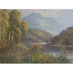 HIDER, FRANK, 'At the Waning of the Year', view of Lakeland oils on canvas, titled verso, signed...