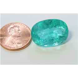 NATURAL PARAIBA TOURMALINE 22.31CT OVAL 20X15