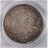 Image 2 : 1879-S REVERSE OF 1878 MORGAN SILVER DOLLAR, PCGS MS-65  GORGEOUS RAINBOW COLORS