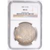 Image 1 : 1881-O MORGAN SILVER DOLLAR, NGC MS-65  SUPERB, COLOR