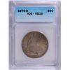 Image 1 : 1876-S SEATED HALF DOLLAR, ICG VG-10