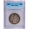 Image 1 : 1907 BARBER HALF ICG VF-25