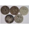Image 2 : (5) 1877 SEATED QUARTERS