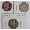 Image 1 : (3) 1915-S BARBER QUARTERS
