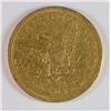 Image 2 : 1843-O $5 GOLD LIBERTY SMALL LETTERS XF SMALL MARK REV.